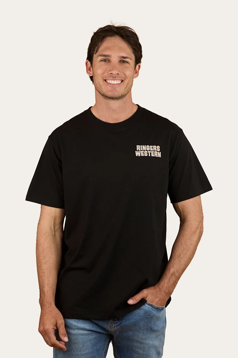 Reef and Beef Mens Loose Fit T-Shirt - Black