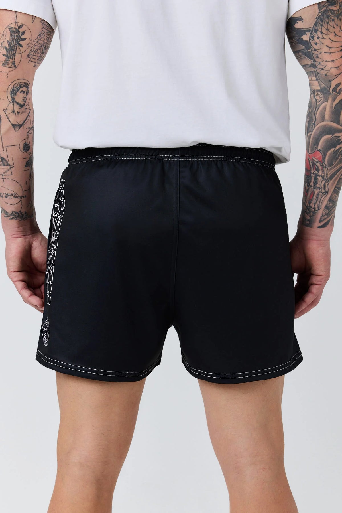 Dust Devil Unisex Footy Short - Black