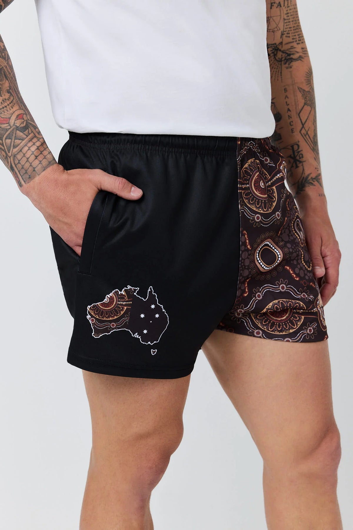 Garbala Footy Shorts - Multi