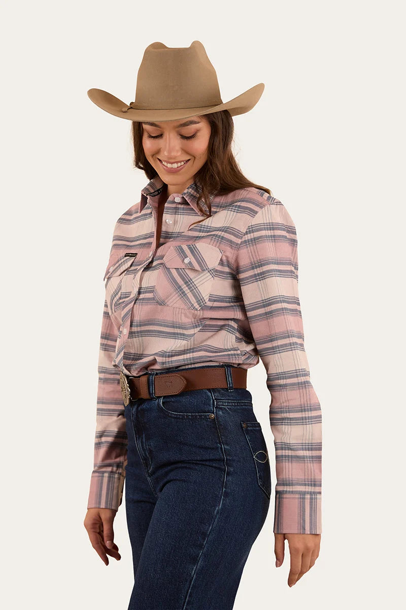 Millicent Women’s Flannel - Rosey Pink