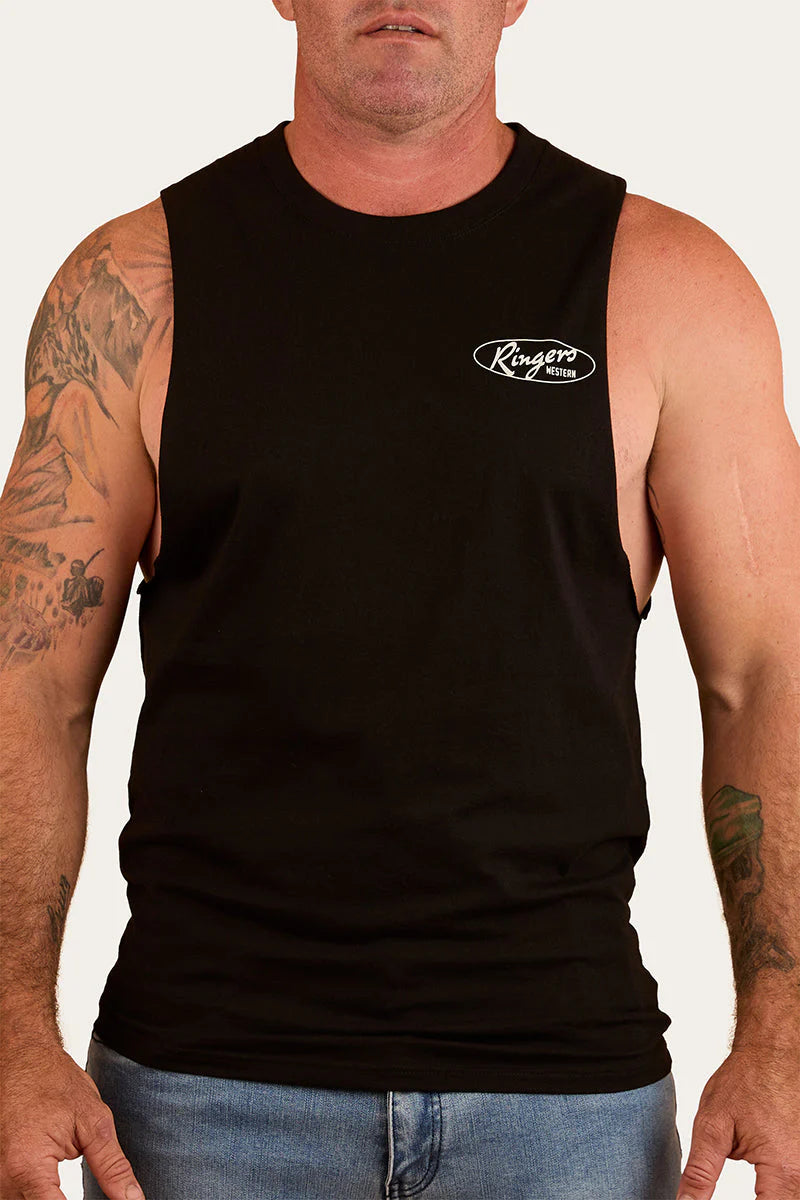 Mud Sweat Beers Men’s Muscle Tank - Black