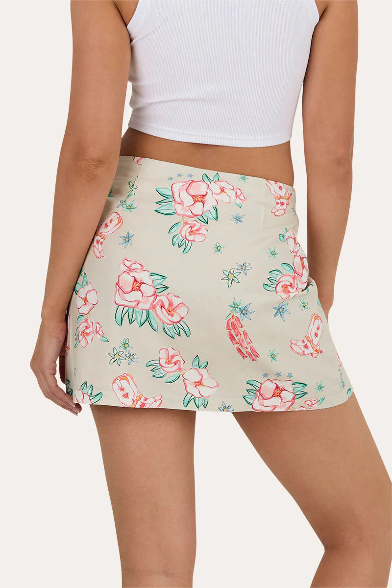 Last Dance Mini Skirt - Off White