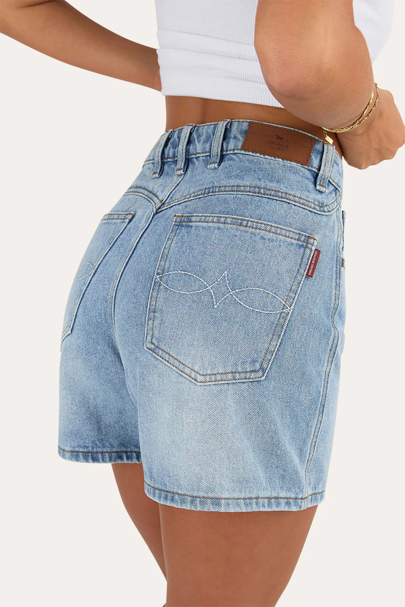 Saige Women’s Denim Short - Light Wash Blue