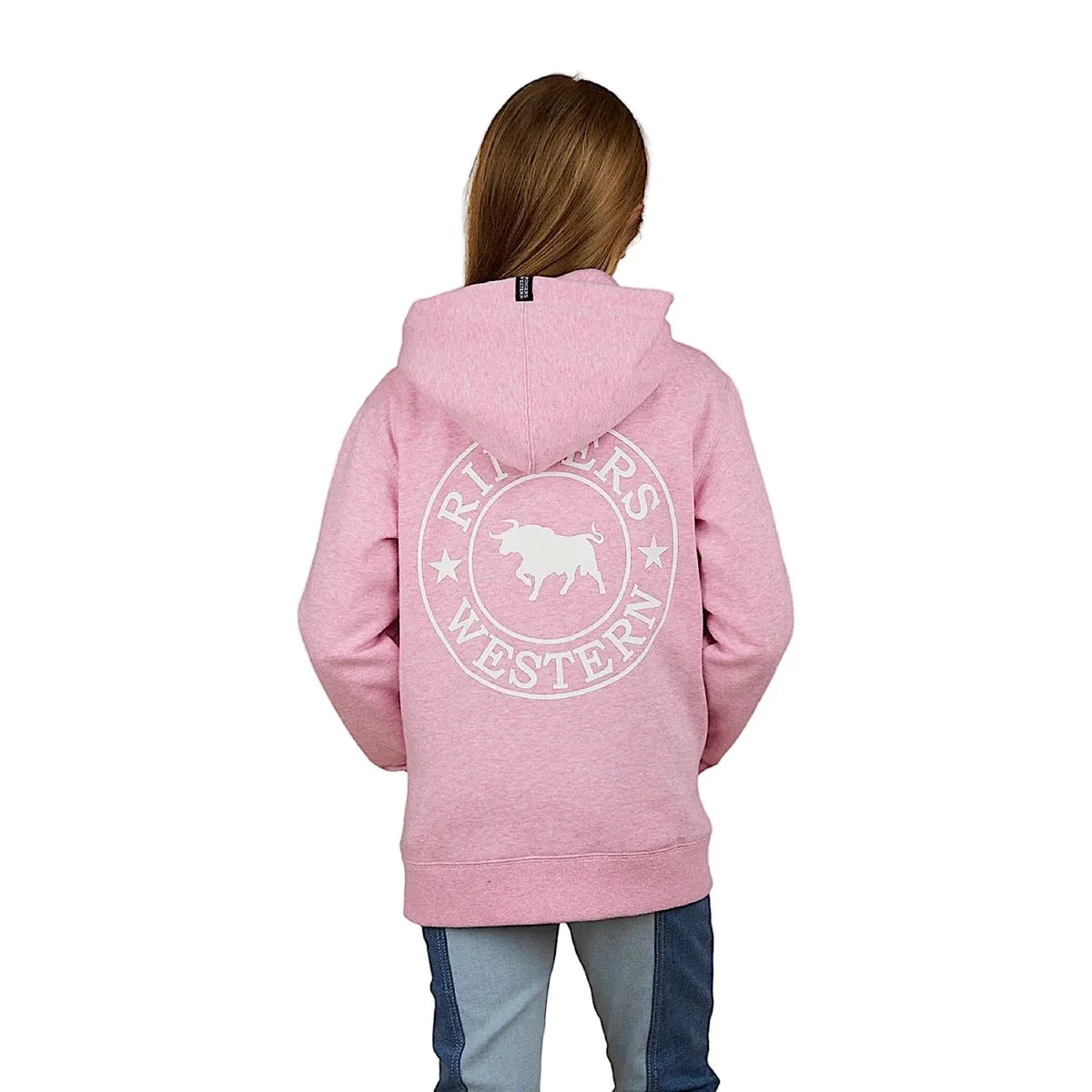 Signature Bull Kids Pullover Hoodie - Pink Marle