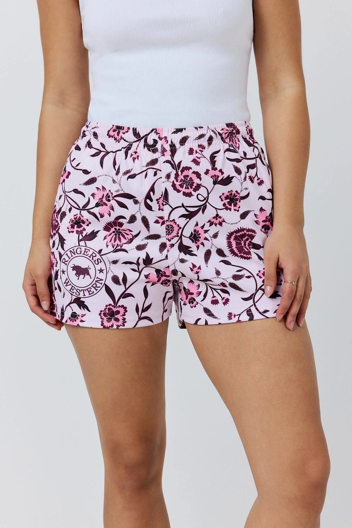 Wild At Heart Unisex Footy Shorts - Pink
