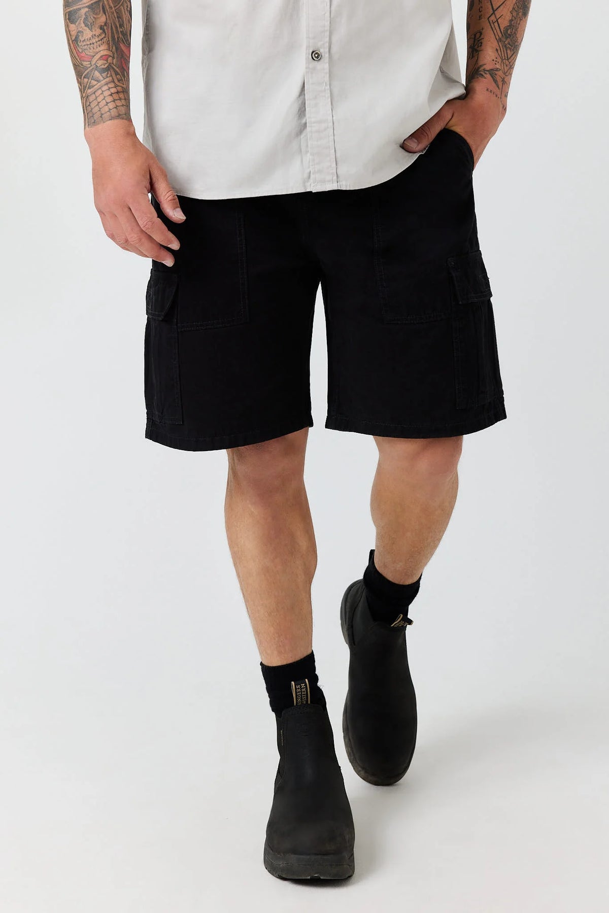 Bushland Cargo Walk Short - Charcoal