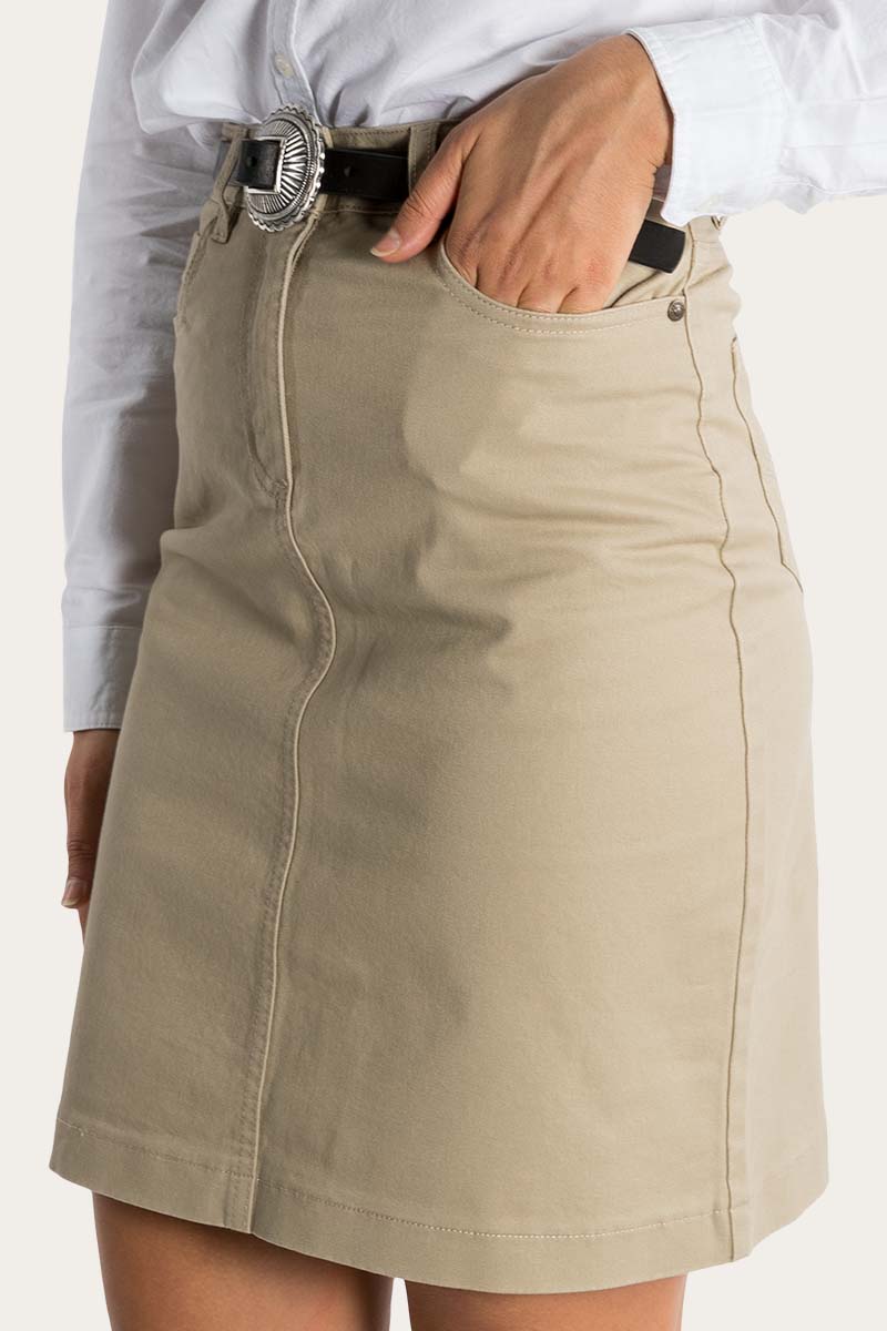 Maree Womens 5 Pockets Stretch Drill Skirt