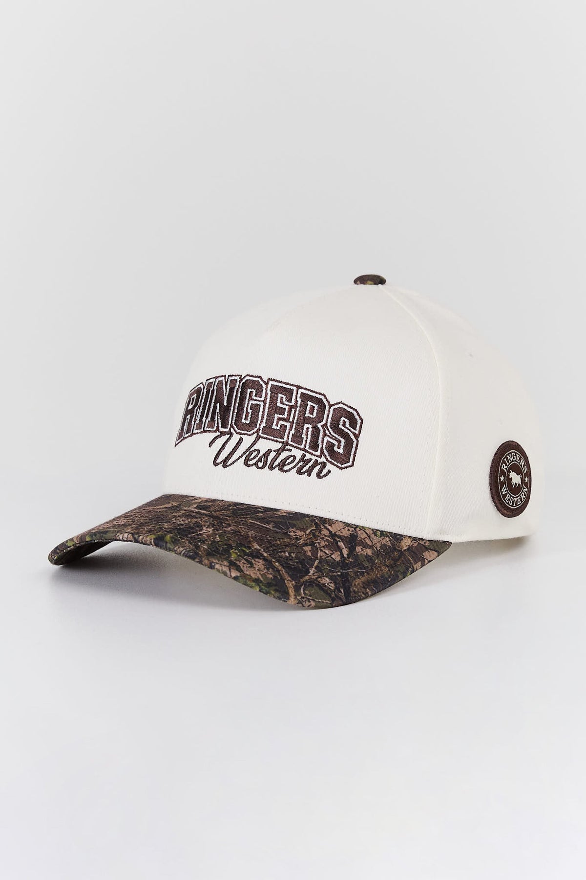 Timber Baseball Cap - White/Camo