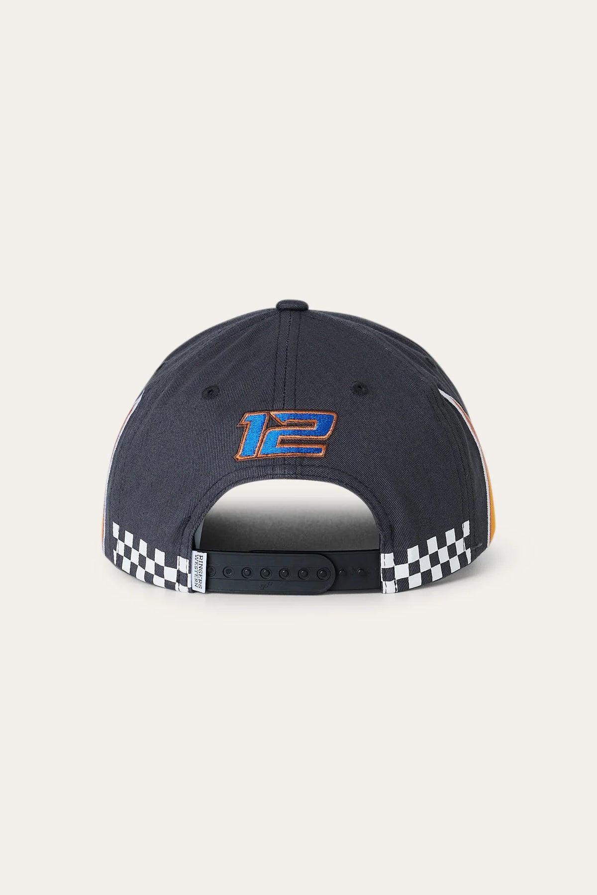 Ringers Racing Baseball Cap - Charcoal / Orange
