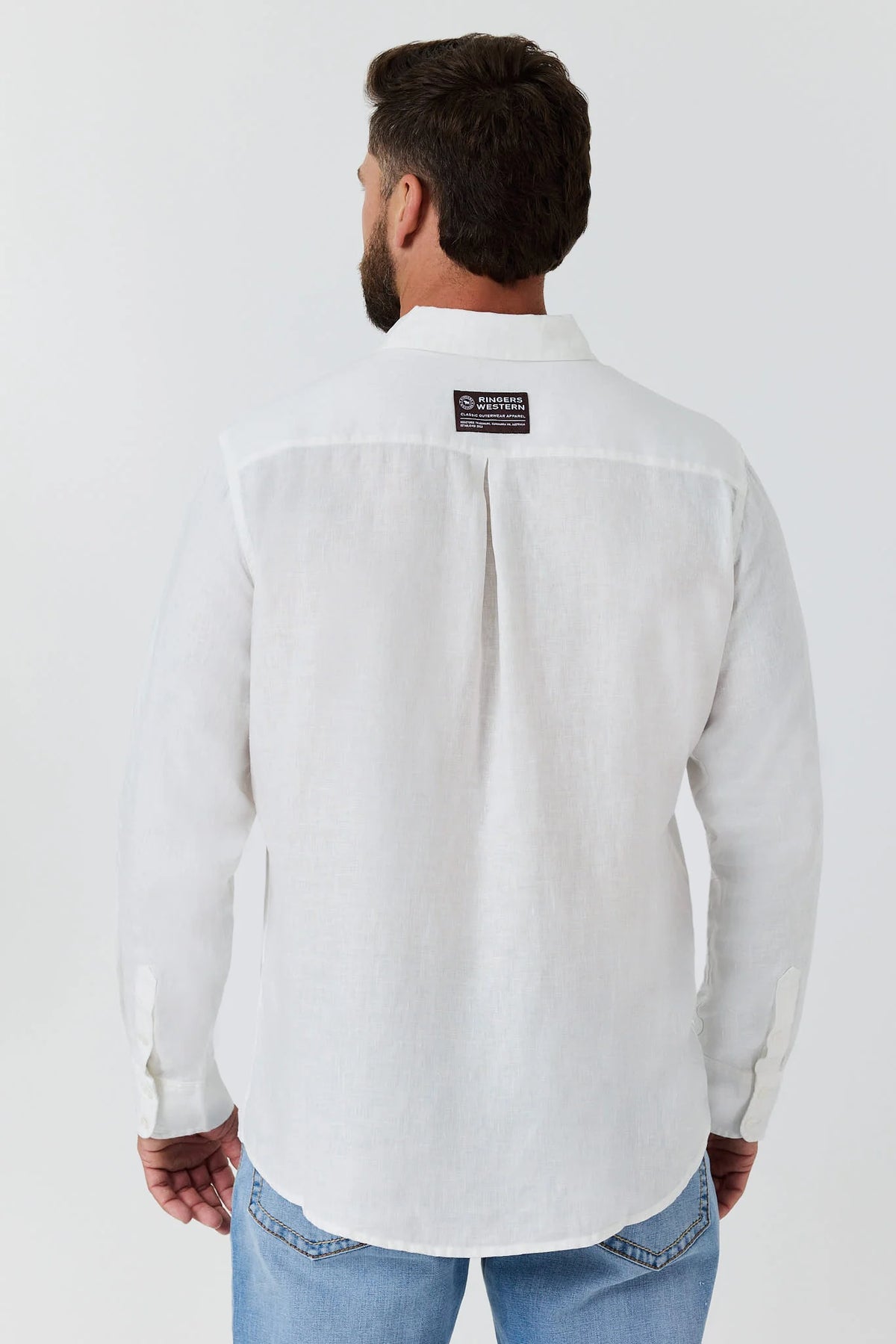 Fieldstone Men’s Linen Shirt - White