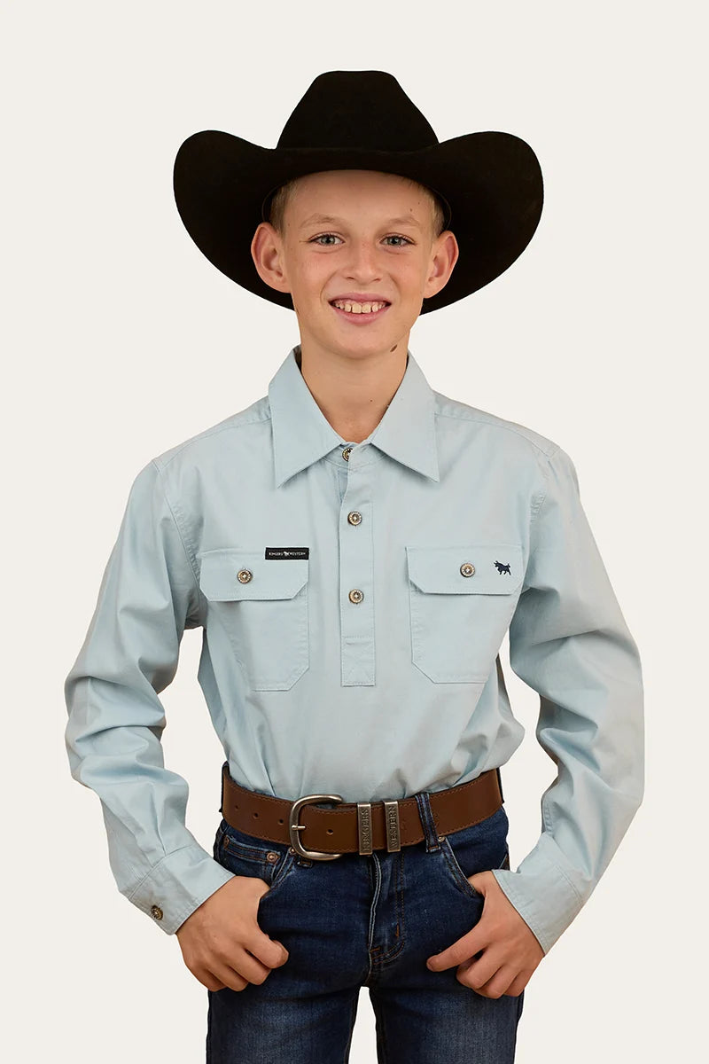 Ord River Kids Half Button Kids Work Shirt