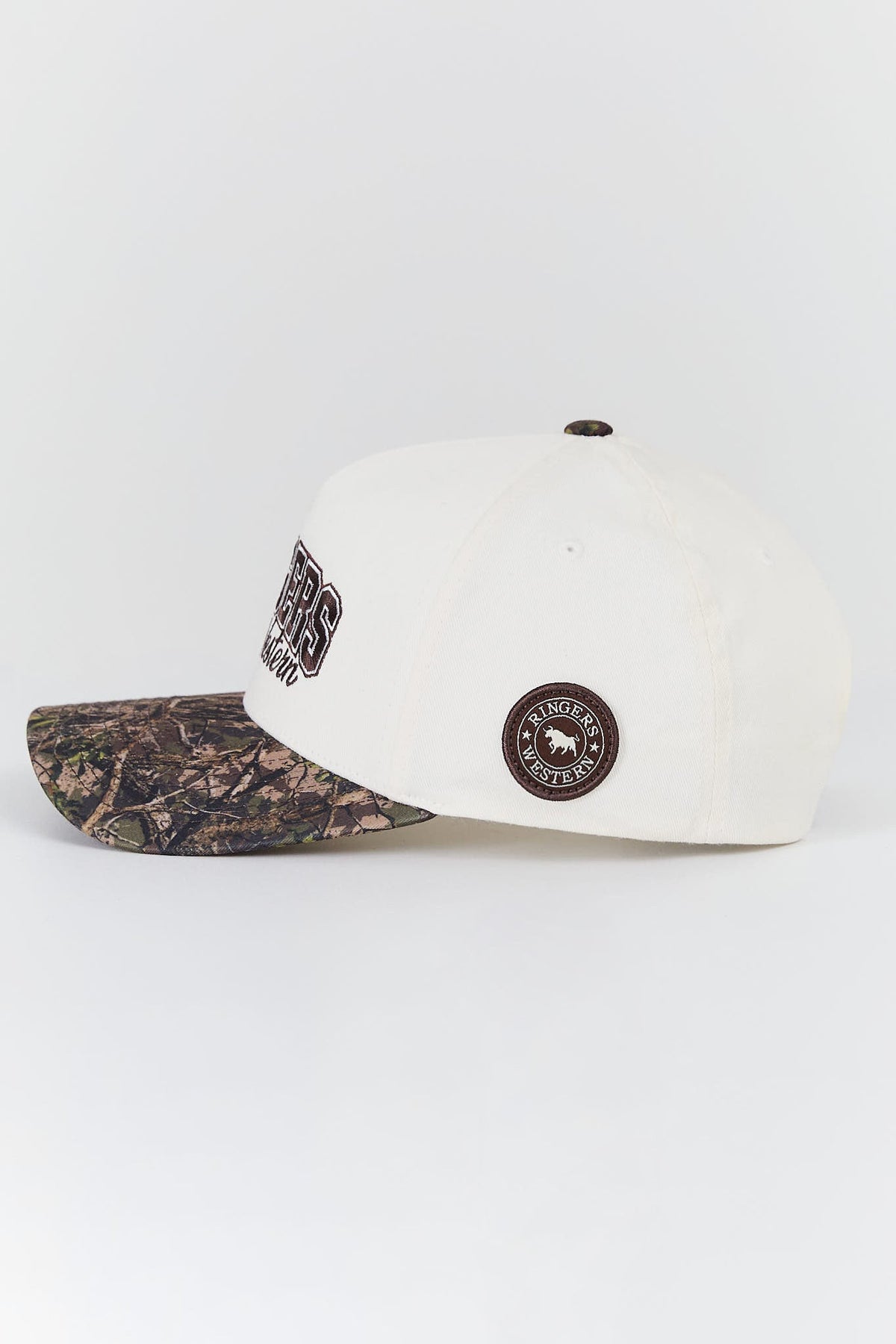 Timber Baseball Cap - White/Camo