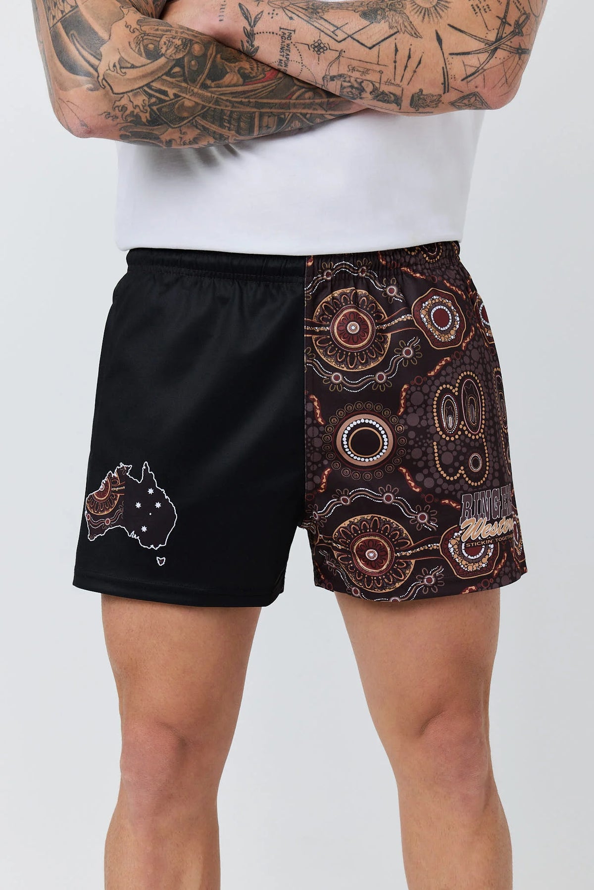 Garbala Footy Shorts - Multi