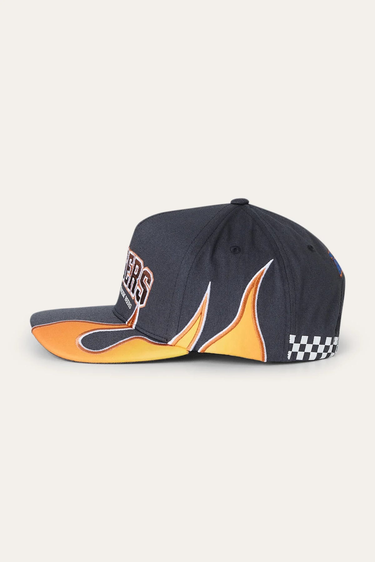 Ringers Racing Baseball Cap - Charcoal / Orange