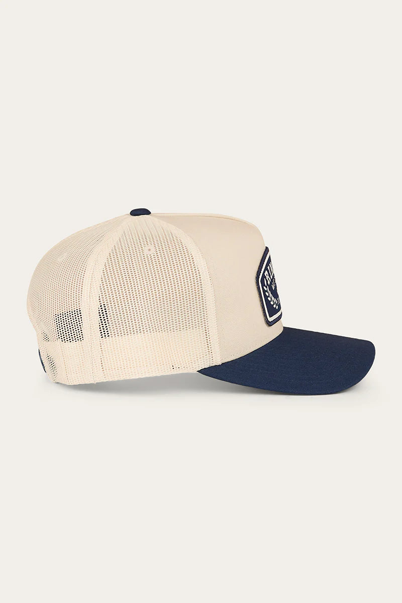 Wheatbelt Trucker Cap - Off White/Navy