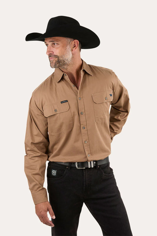King River Full Button Work Shirt - Clay
