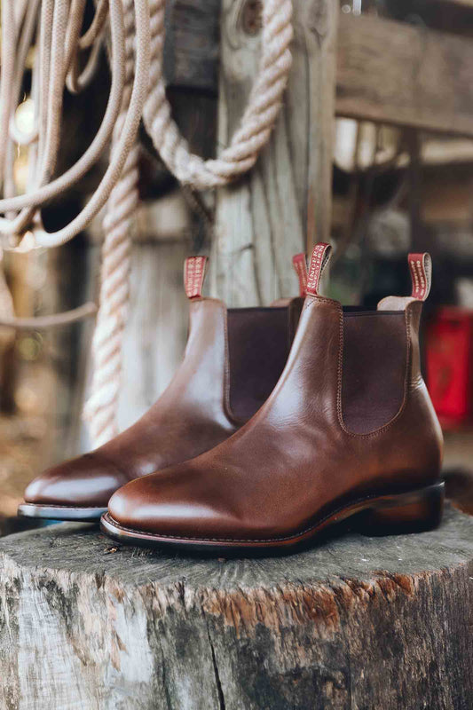 Kununurra Mens Boot New - Burnt Brown