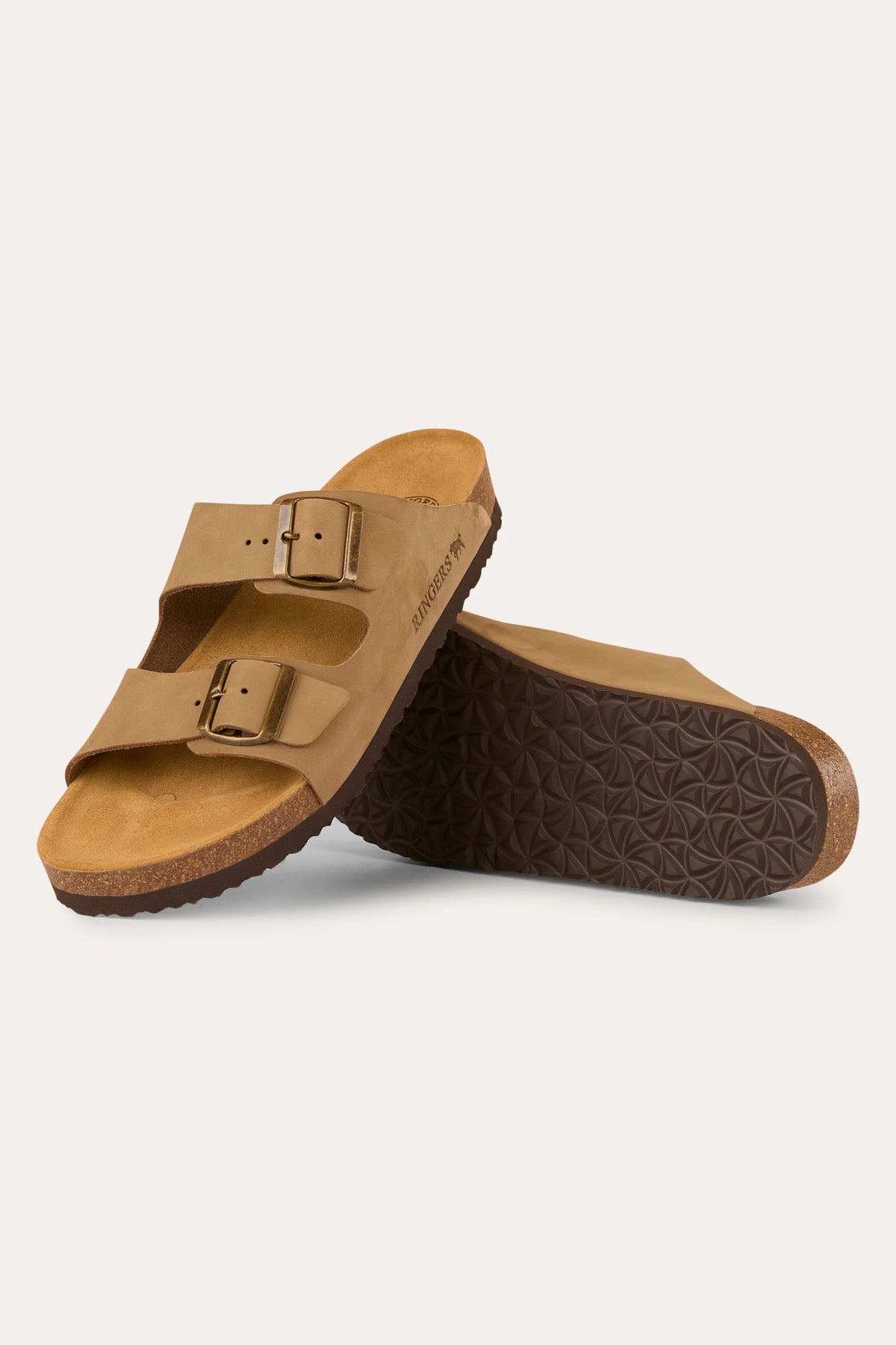 Ashford - Leather Cork Sandal - Taupe