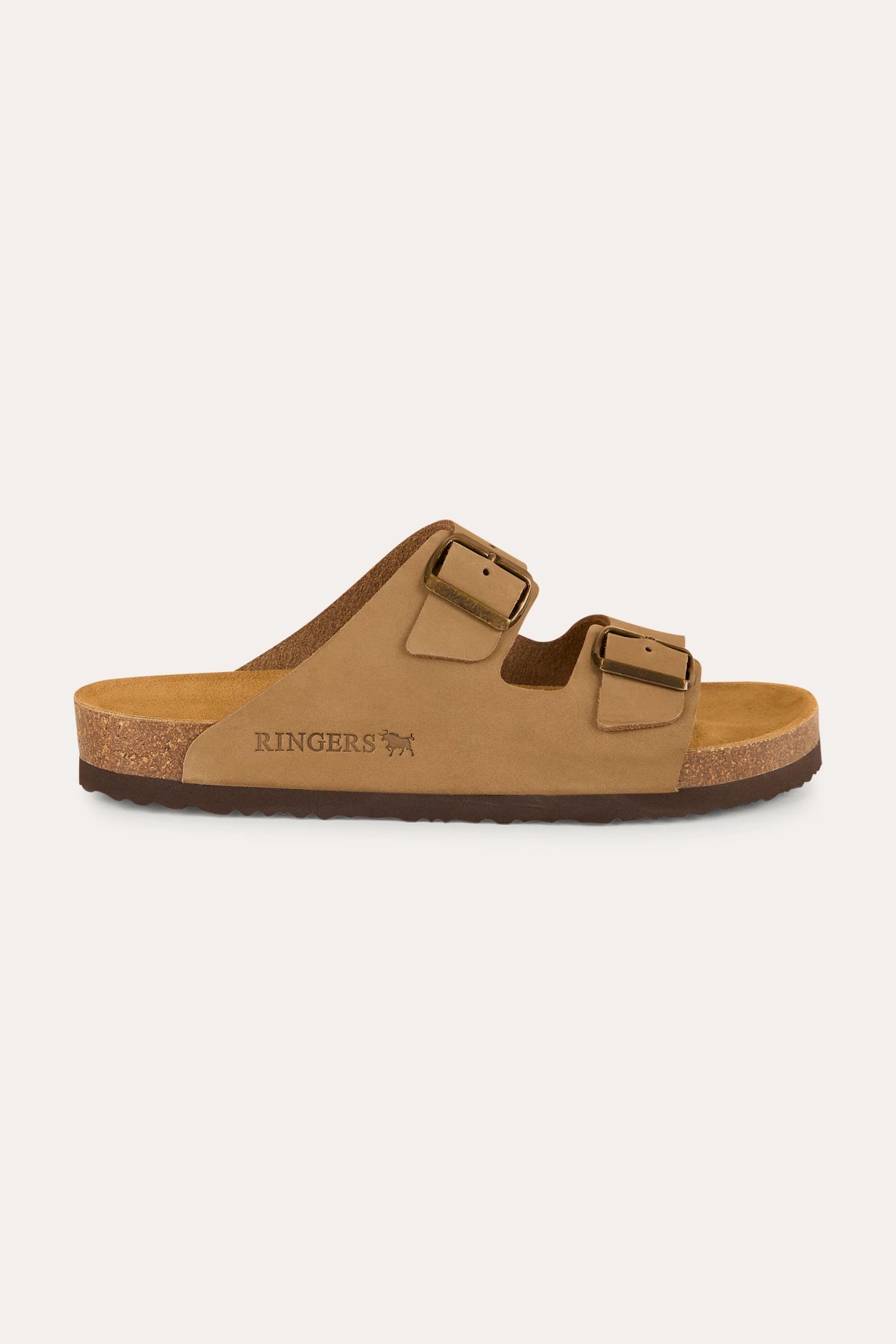 Ashford - Leather Cork Sandal - Taupe