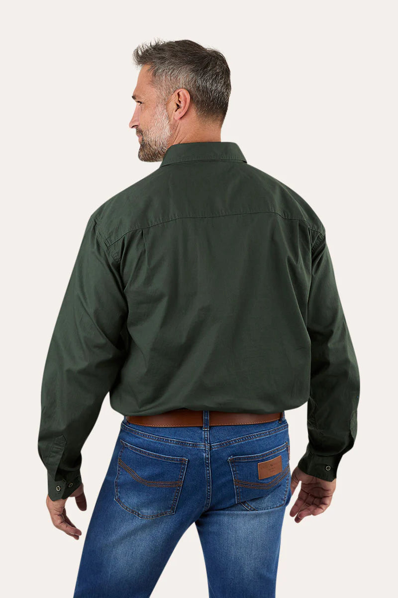 King River Full Button Work Shirt - Cargo Khaki