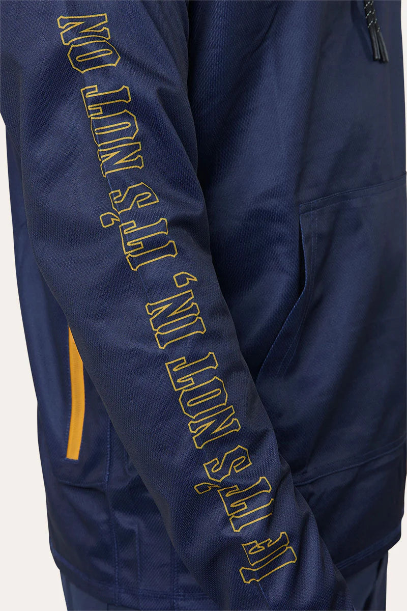 Big Catch Hooded Fishing Jersey - Navy