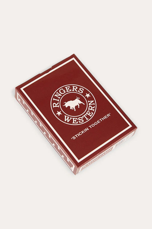 Saloon Deck Playing Cards - Burgundy