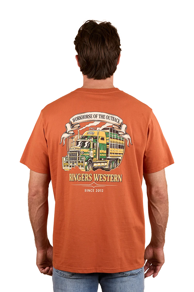 Workhorse Men’s Loose Fit T-Shirt - Rust