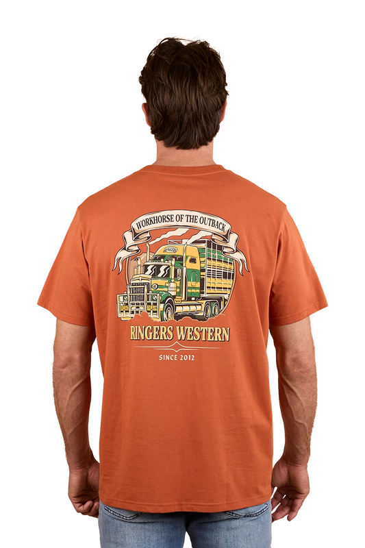 Workhorse Men’s Loose Fit T-Shirt - Rust