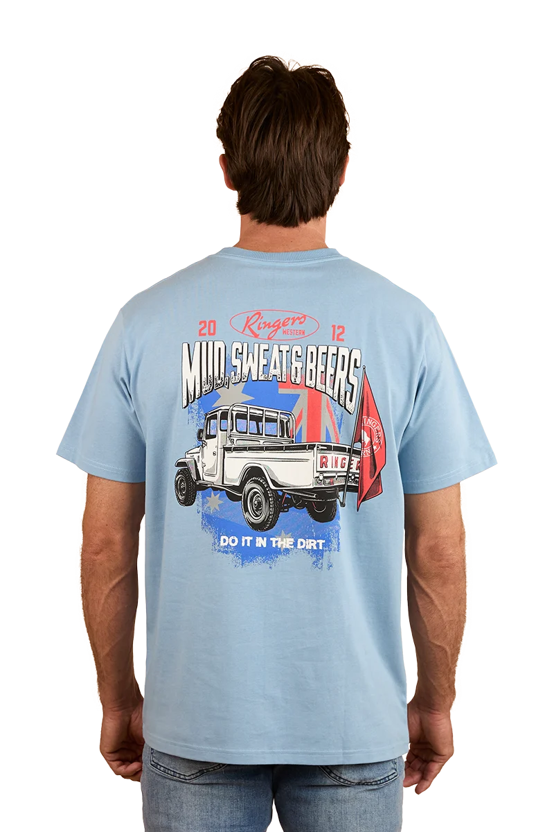 Mud Sweat Beers Men’s Loose Fit T-Shirt - Dusk