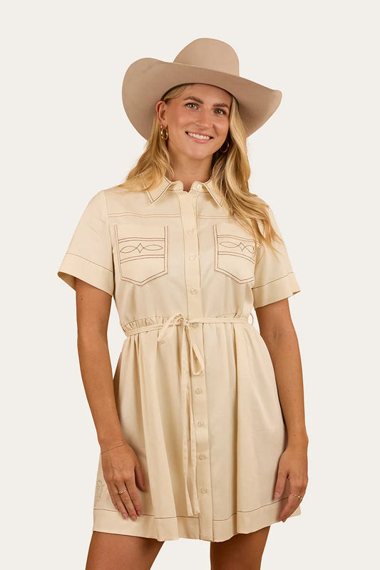 Eloise Women’s Shirt Dress - Off White