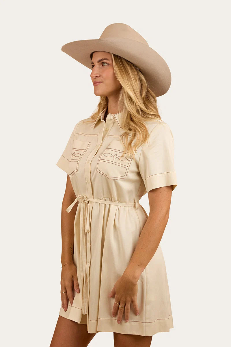 Eloise Women’s Shirt Dress - Off White