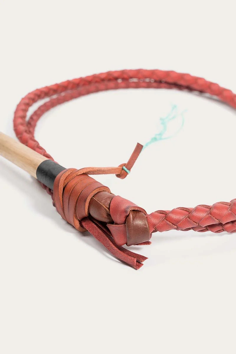 Redhide 6ft stock whip - red hide