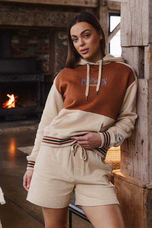 Aspley Women’s Pullover Hoodie - Dark Sand