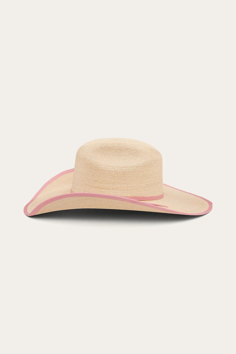 Sterling Straw Hat - Natural/Pink