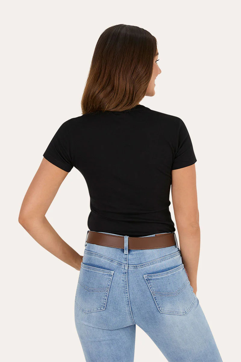 Reeves Womens Classic Fit T-Shirt - Black