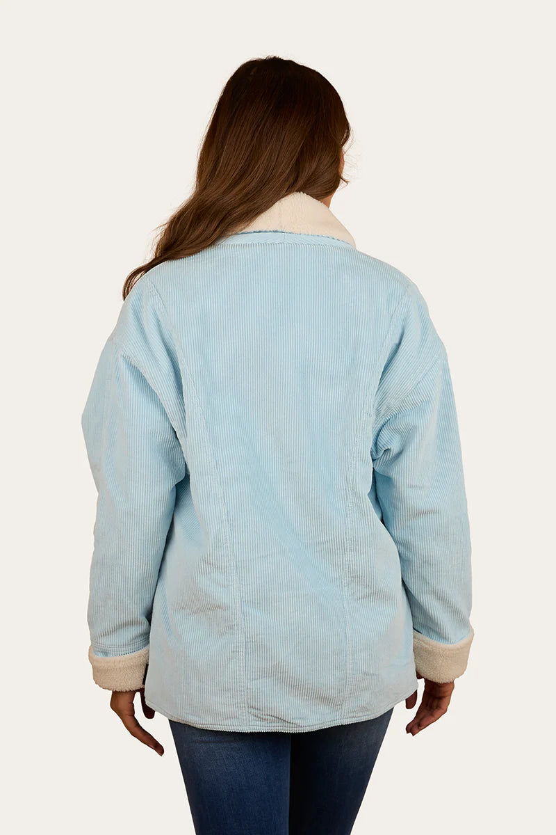 Lacey Women’s Sherpa Jacket - Ice Blue