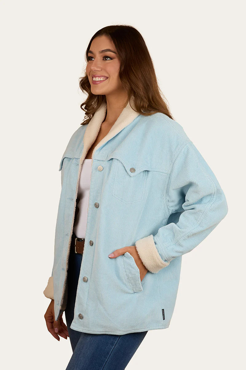 Lacey Women’s Sherpa Jacket - Ice Blue