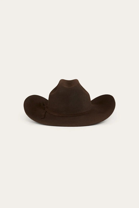 Buster kids felt hat - Chocolate