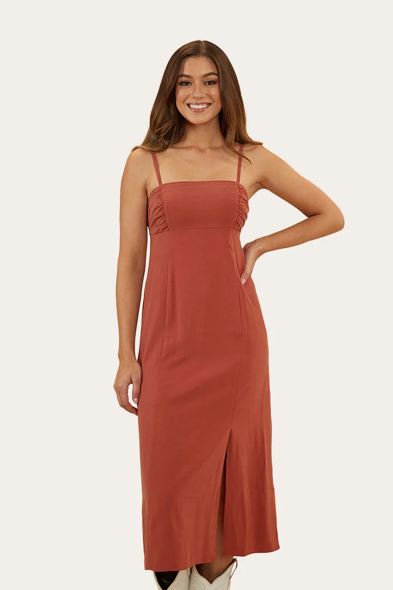 Bobbie Women’s Midi Dress - Cedar