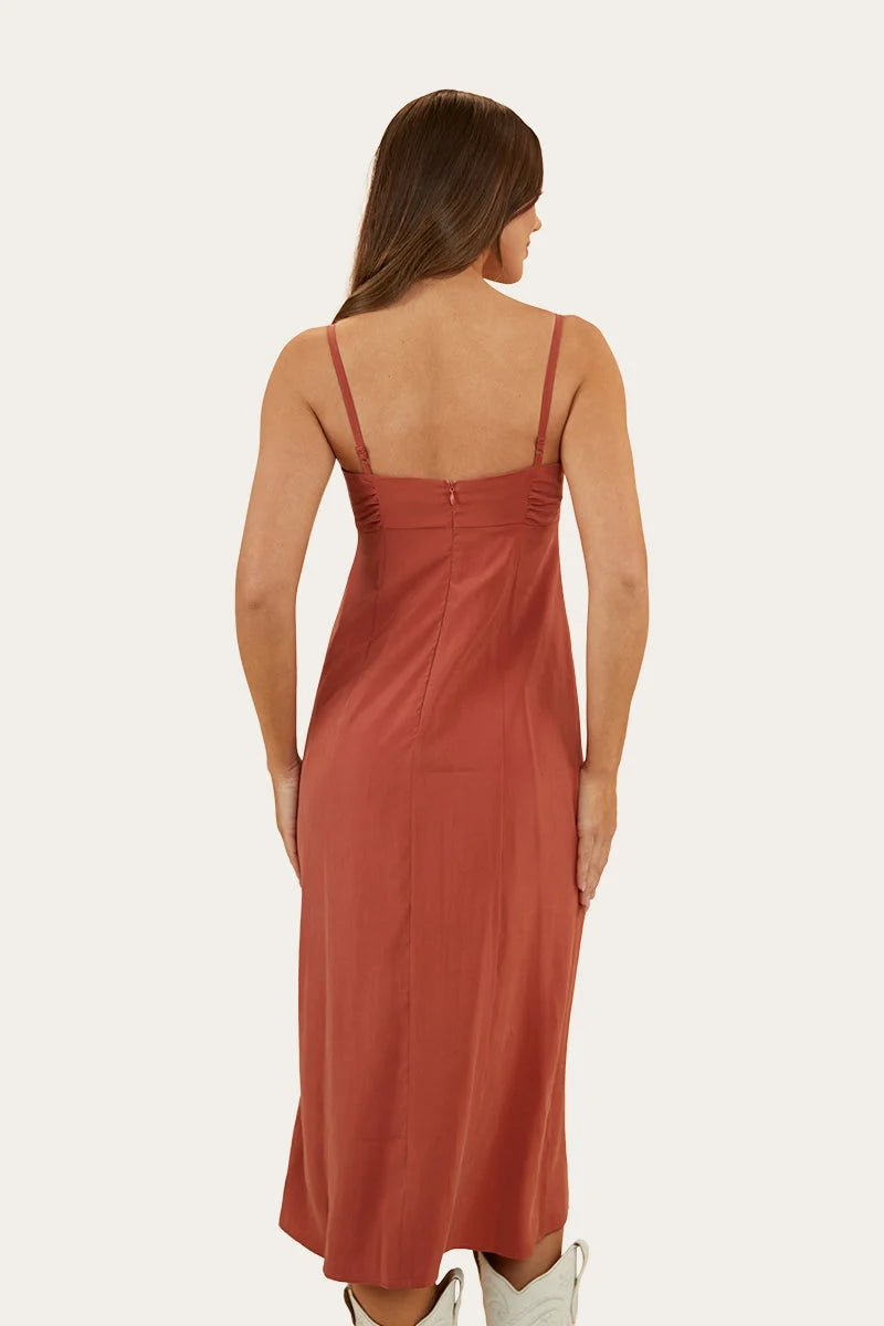 Bobbie Women’s Midi Dress - Cedar