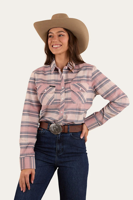 Millicent Women’s Flannel - Rosey Pink