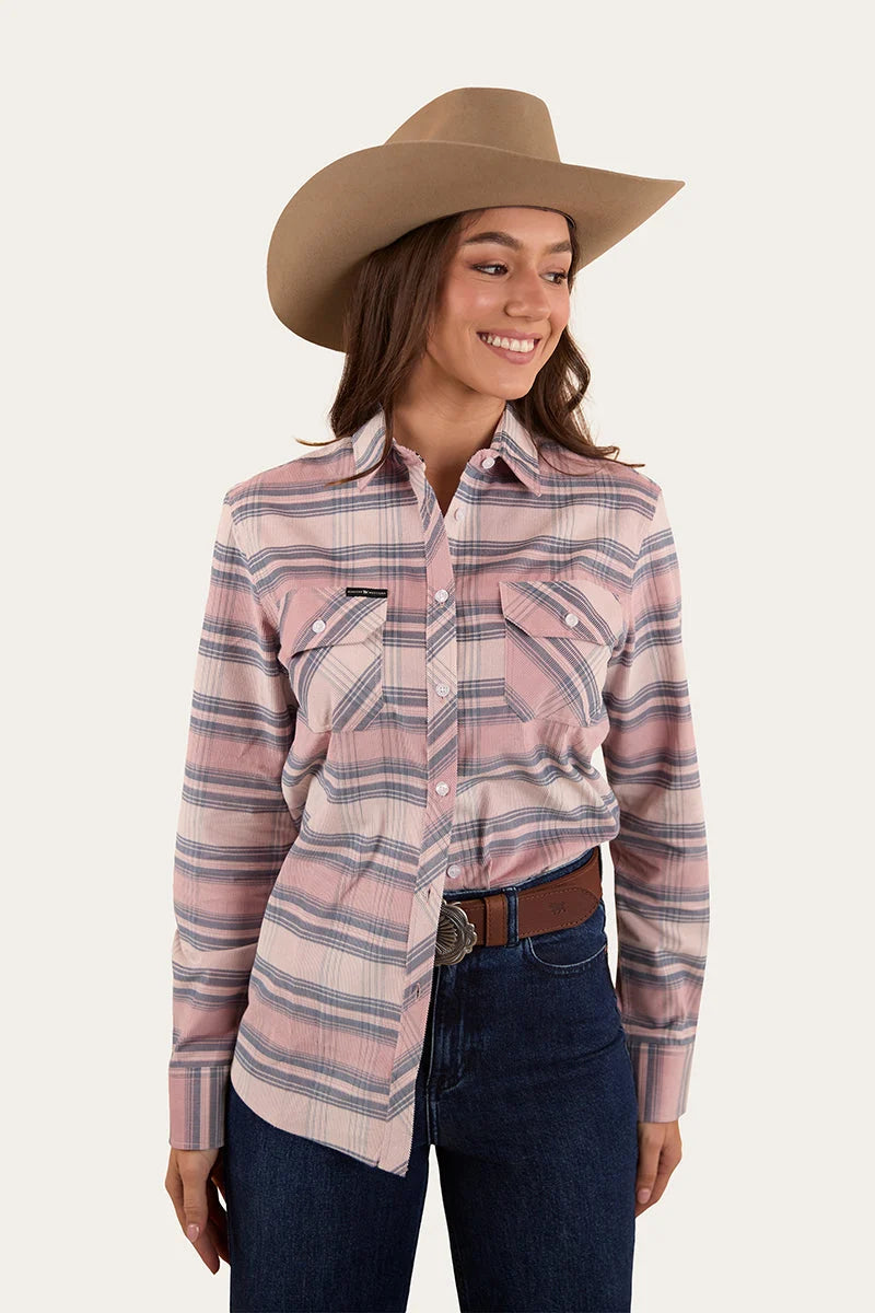 Millicent Women’s Flannel - Rosey Pink