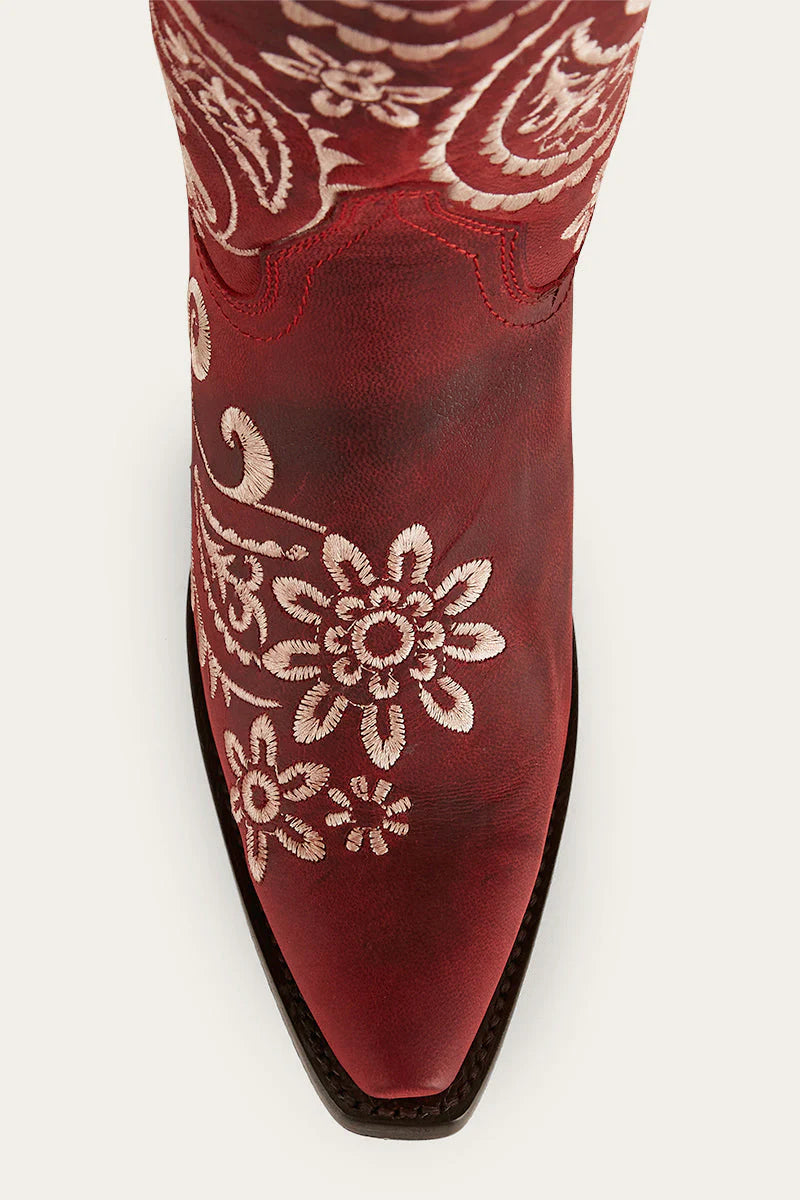 Olivia Womens Cuban Heel Western Boot
