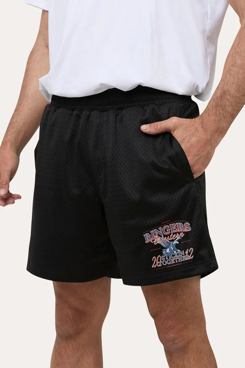 Eagle Eye Men’s Mesh Shorts - Black