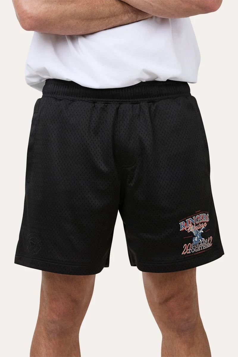 Eagle Eye Men’s Mesh Shorts - Black