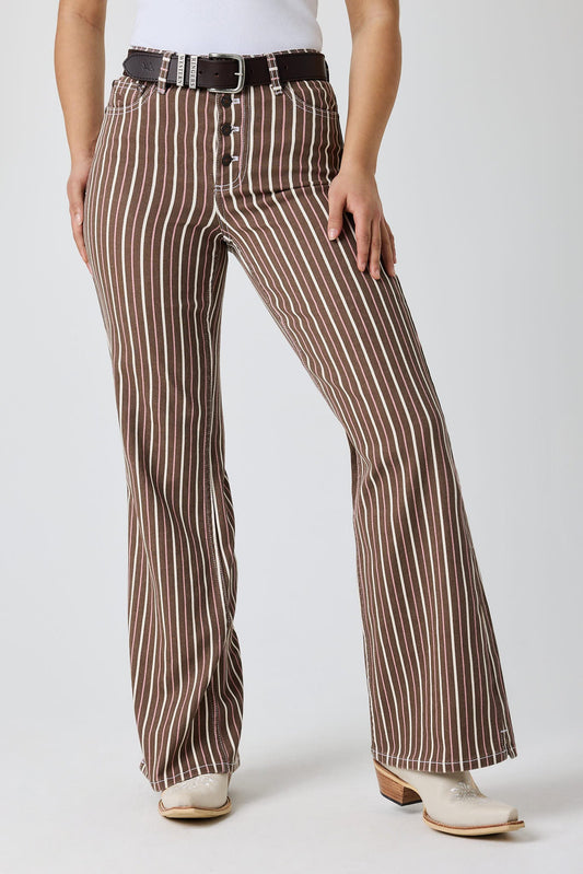 Tenika Women’s Striped Denim Jean - Country Stripe