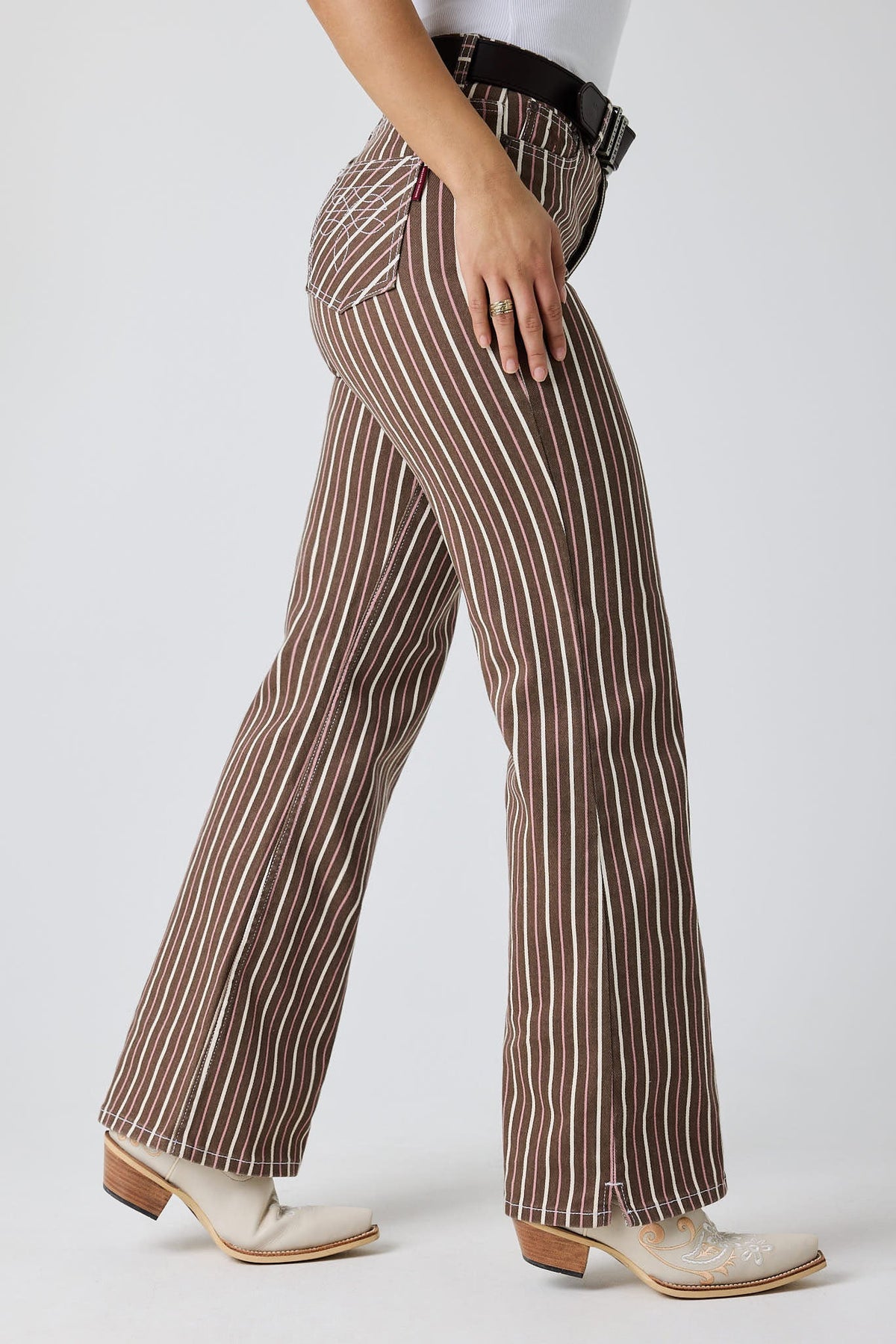 Tenika Women’s Striped Denim Jean - Country Stripe
