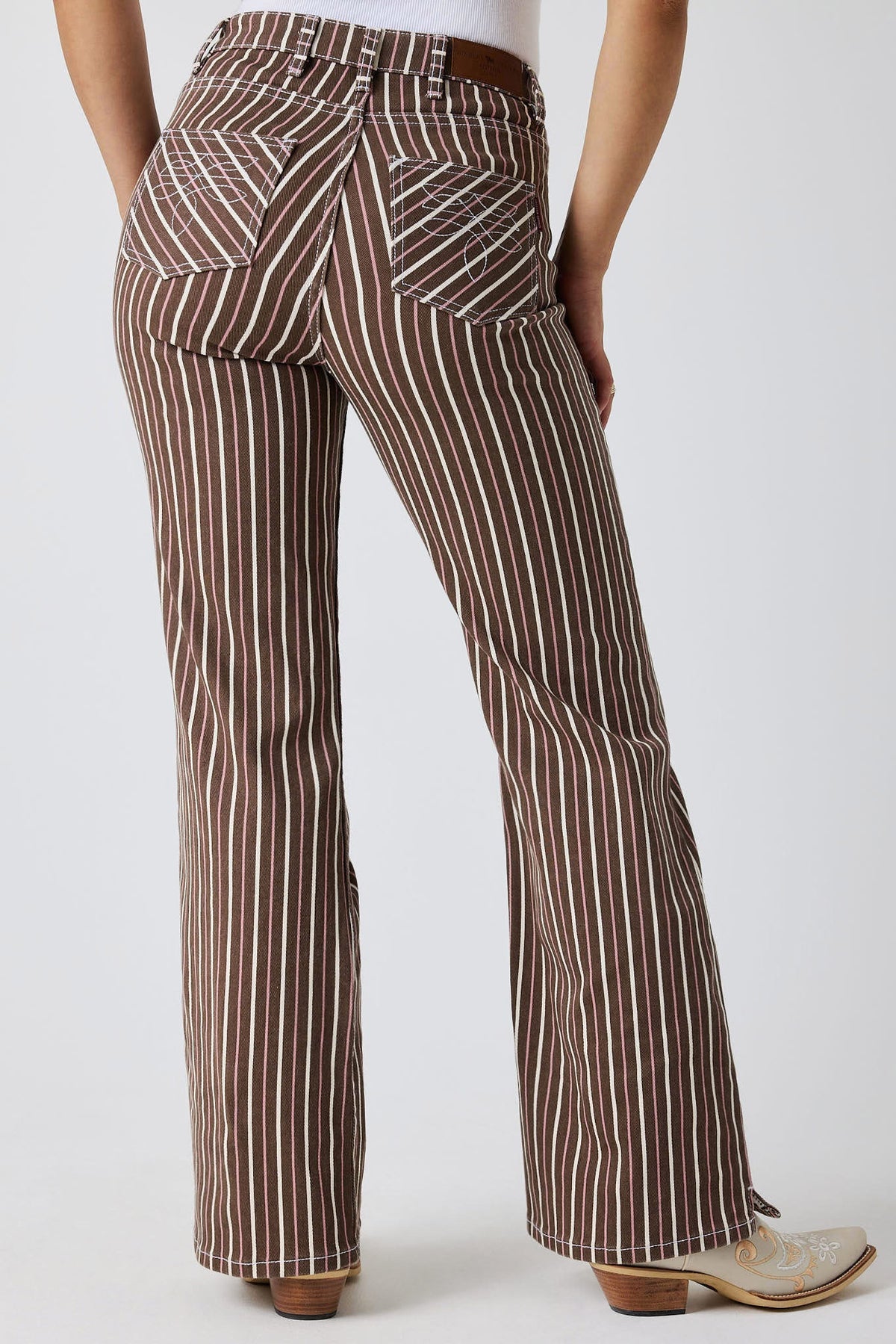 Tenika Women’s Striped Denim Jean - Country Stripe