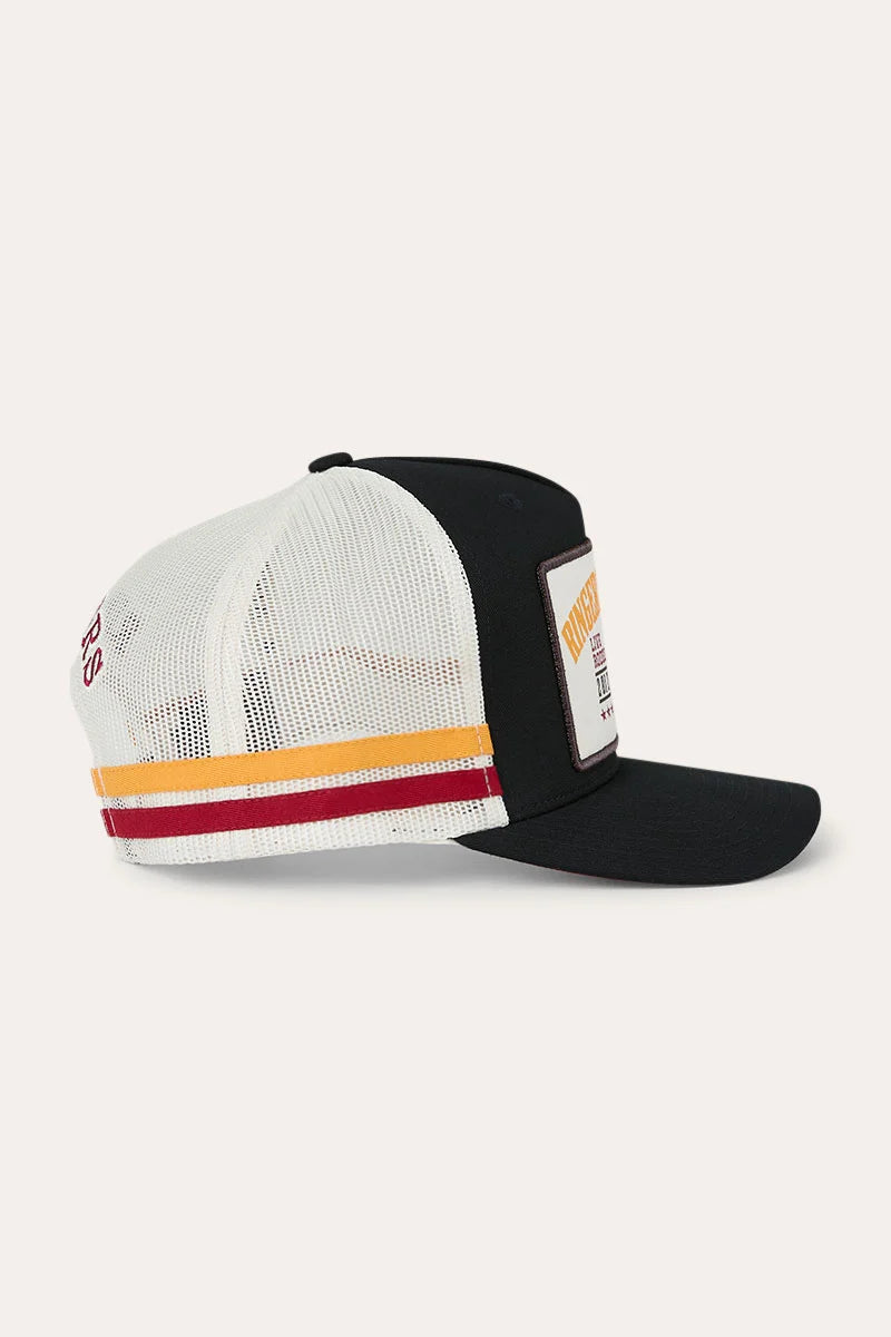 Live Rodeo Deep Fit Trucker Cap - Black / Off White