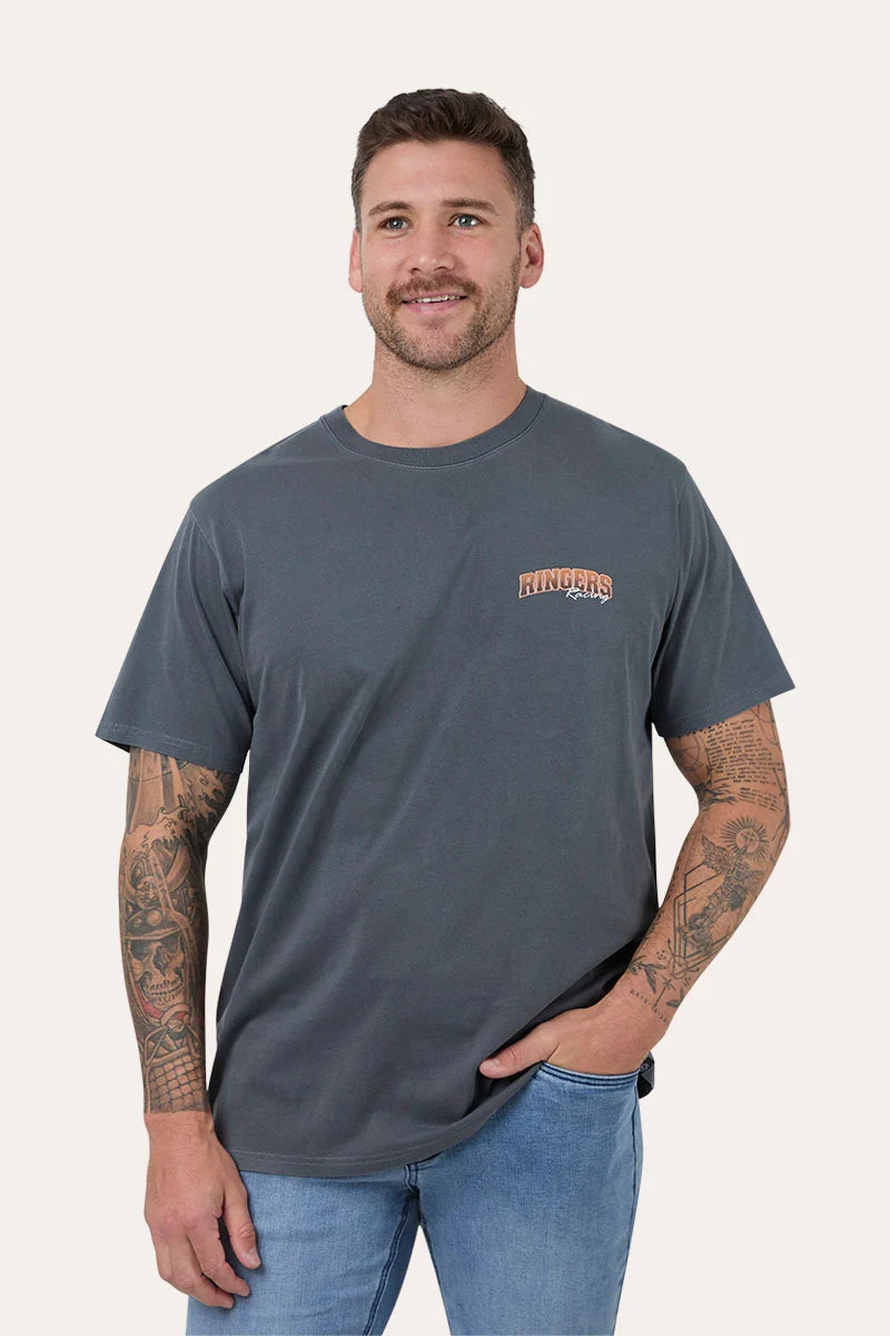Ringers Racing Men’s Loose Fit T-Shirt - Washed Black